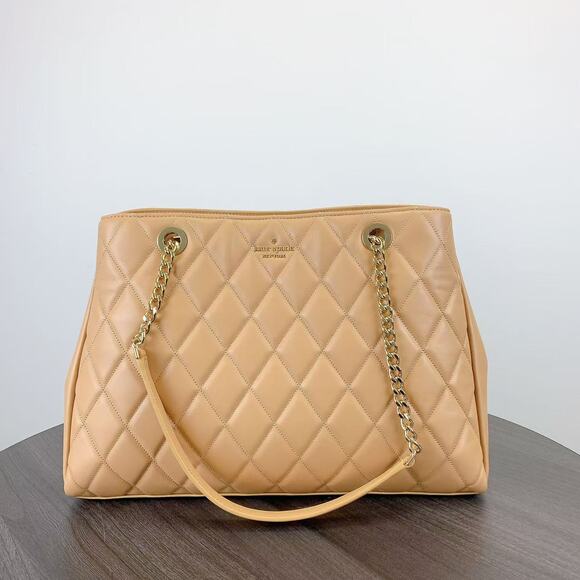 Kate Spade KH229 Carey Quilted Tote IN Tiramisu Mousse - Picture 2 of 7